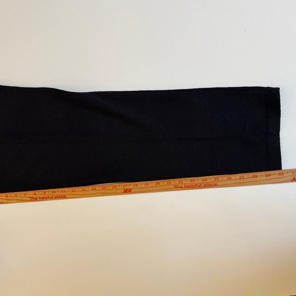 St. John Basics Black Santana Knit Pull On Pants SZ 12 Vintage Capsule Wardrobe - Picture 8 of 13